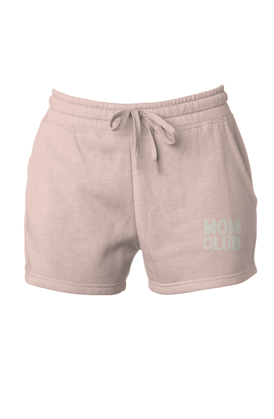 MOM CLUB EMBROIDERED SHORTS