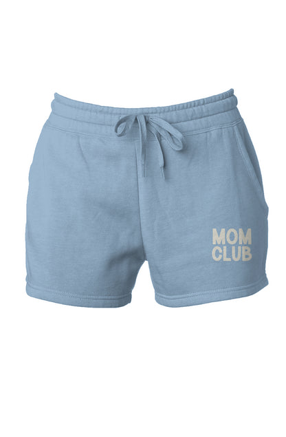MOM CLUB EMBROIDERED SHORTS