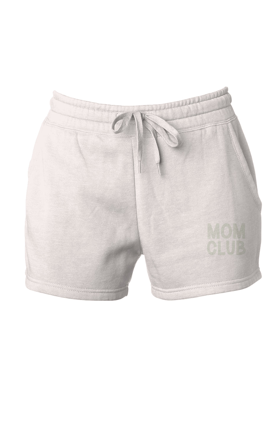 MOM CLUB EMBROIDERED SHORTS