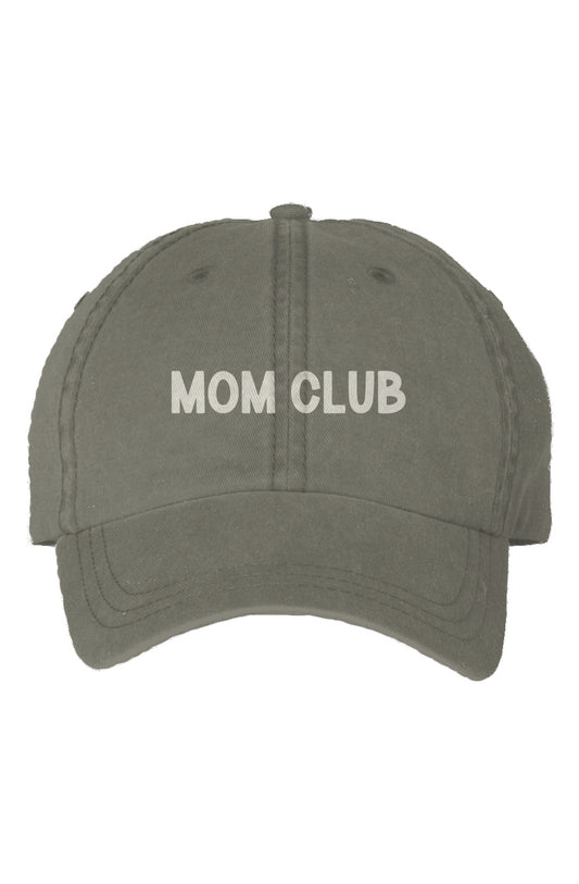 MOM CLUB EMBROIDERED HAT