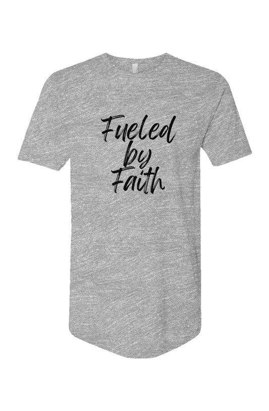 Fueled by faith from Cotton Long Body Short Sleeve Crew