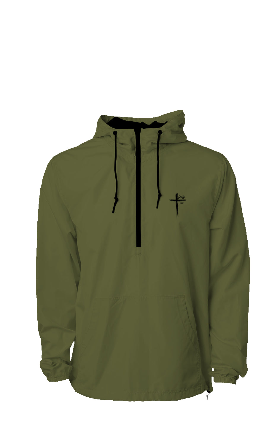 Faith over fear Lightweight Pullover Windbreaker