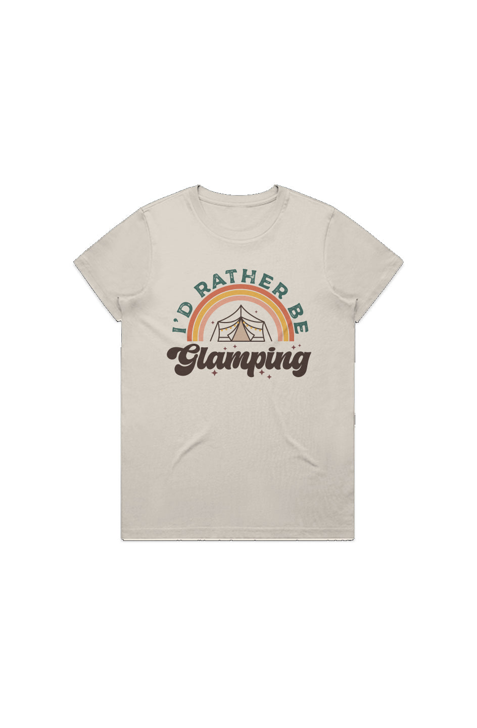 I’d rather be Glamping Tee