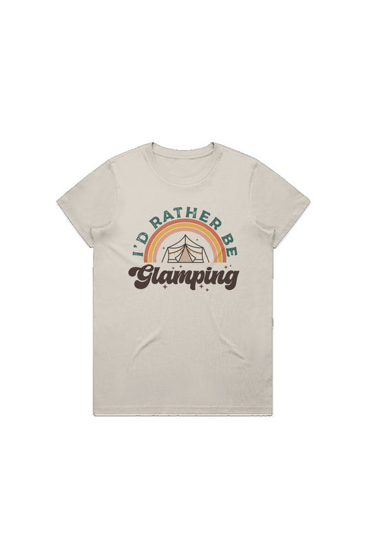 I’d rather be Glamping Tee