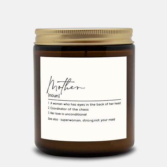 Mother Definition 9oz Amber Candle