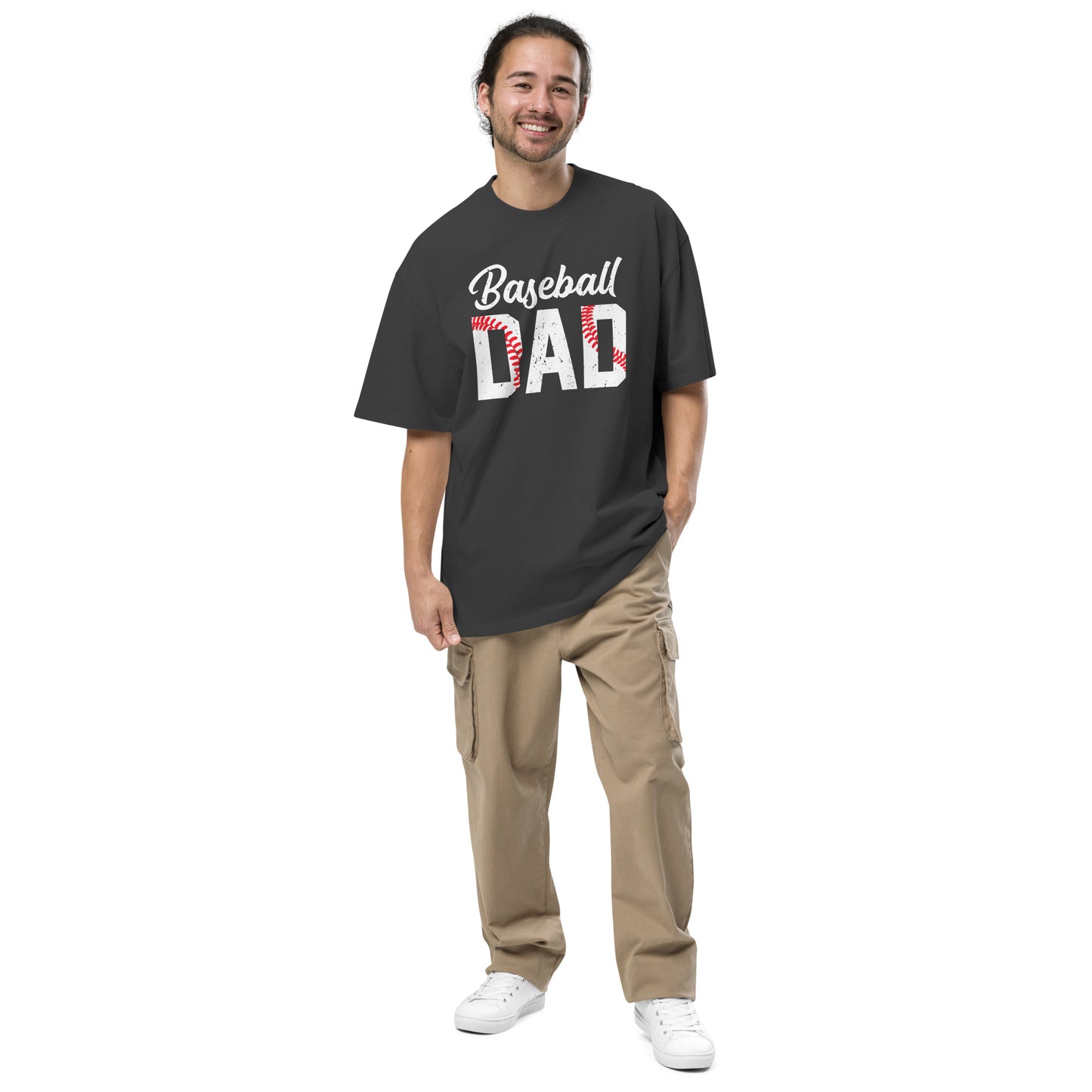 BASEBALL DAD OVERSIZED TSHIRT