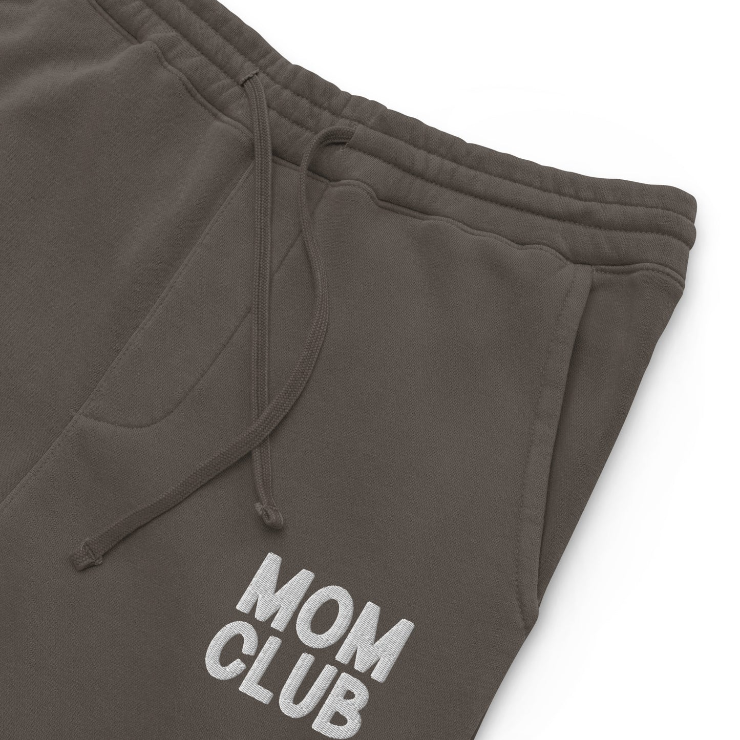 MOM CLUB EMBROIDERED JOGGERS