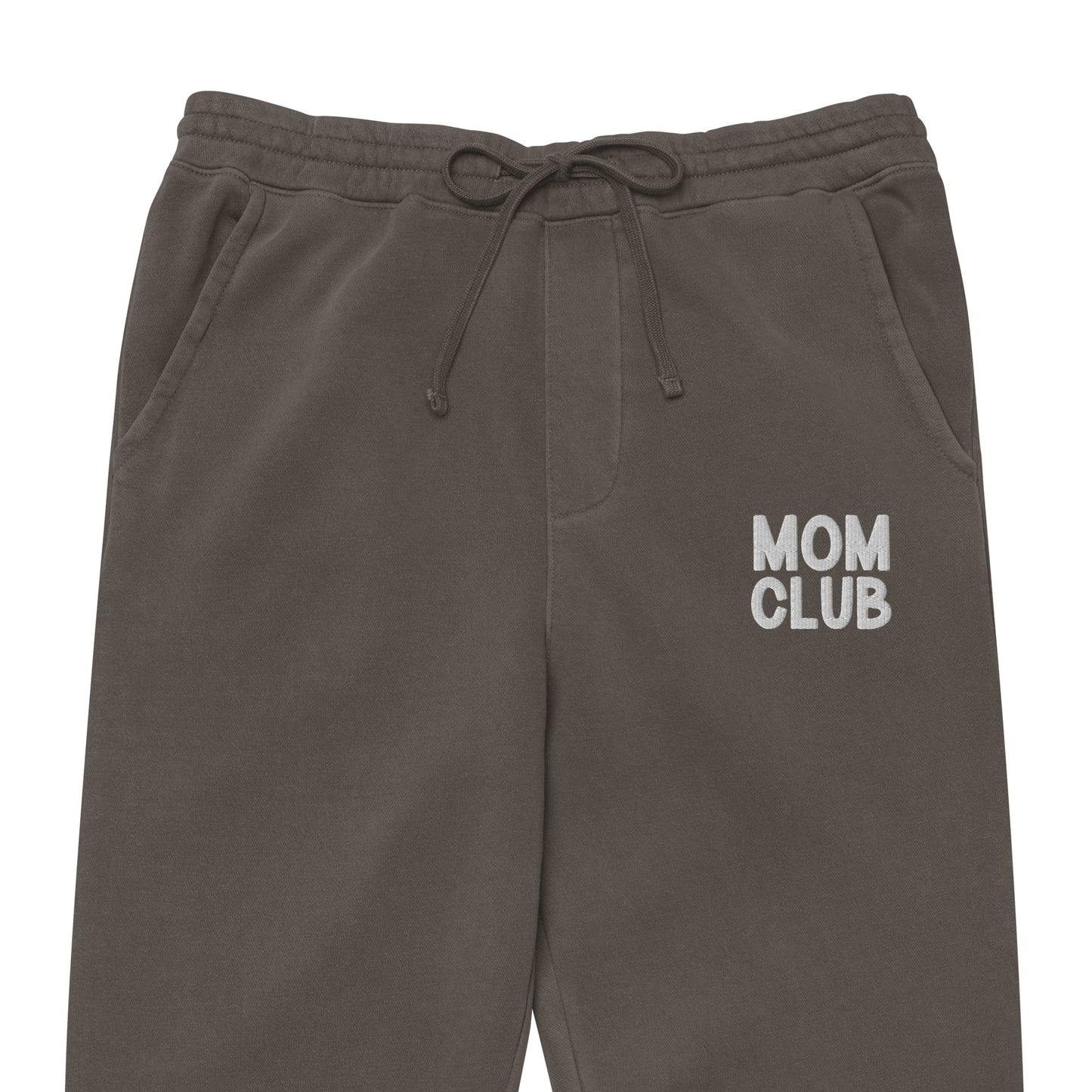 MOM CLUB EMBROIDERED JOGGERS